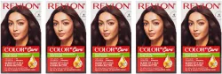 Revlon Color N Care Permanent Hair Color Cream 107.5 ml x 5, 4 Brown