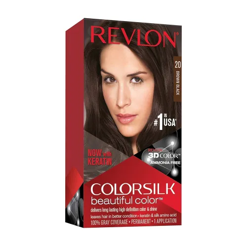 Image of Revlon Colorsilk Beautiful Color Brown Black (Pack of 1)