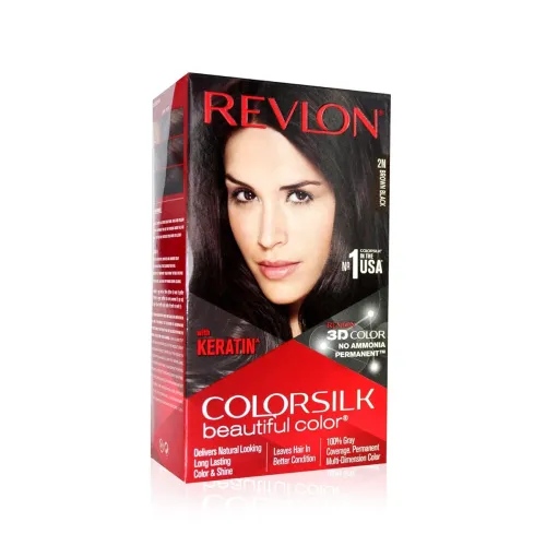 Image of Revlon ColorSilk Permanent Hair Color For Women, Salon Perfect Hair Colour at Home with 100% Grey Coverage | Pro-Keratin