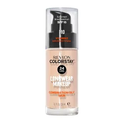 Revlon ColorStay Liquid Foundation Makeup for Combination / Oily Skin SPF 15, Longwear Medium-Full Coverage with Matte F