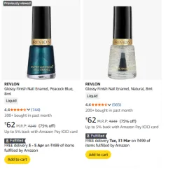 Revlon Nail Enamel From ₹62