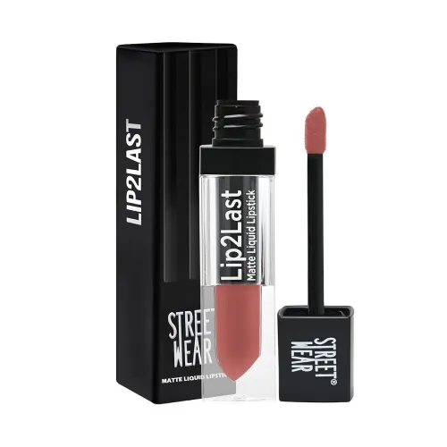 Image of REVLON Street Wear Lip2Last Matte Liquid Lipstick -Mood Nude (Nude) - 5 Ml