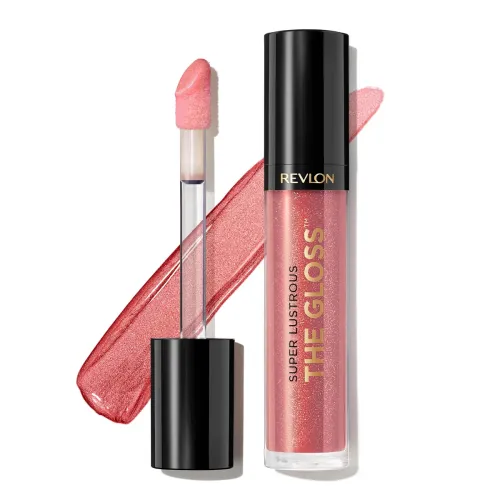 Image of Revlon Super Lustrous Lip Gloss, Non-Sticky, Hydrating, High Shine Finish, 246 Blissed Out, 0.13 oz