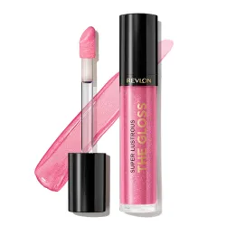 Revlon Super Lustrous The Gloss, Non-Sticky, High Shine Glossy Finish, Lightweight Moisture Enriched With Agave, Moringa Oil Capuacu Butter - Pinkissimo(210), 3.8ml
