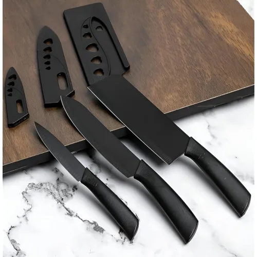 Image of REVOLTRIX Professional Stainless Steel Kitchen Knife Set * 3-Piece