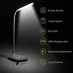 REXBURG Battery Operated LED Study Lamp 15cm