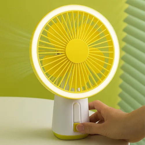 Image of REXERA 2400mAh Rechargeable Oscillating Desk Fan