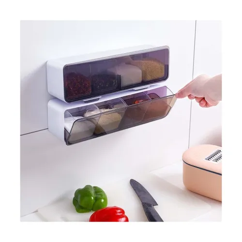 Image of Rexez Multipurpose Wall Mounted Spice Storage Box