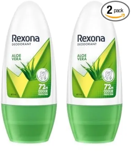 Image of Rexona Aloe Vera Underarm Roll On Deodorant, Po2