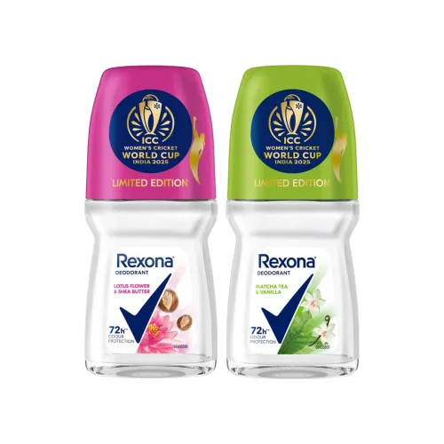 Image of Rexona Lotus Flower & Shea Butter and Matcha Tea & Vanilla Antiperspirant Roll-On 