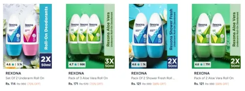 Image of Rexona Deo Roll On Upto 70% Discount