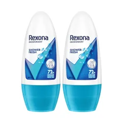 Rexona Female Shower Fresh Roll-On 50ml * Pack of 2