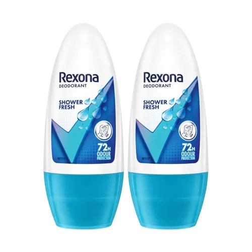 Image of Rexona for Female Shower Fresh Underarm Roll On Deodorant + Antiperspirant With Glycerine