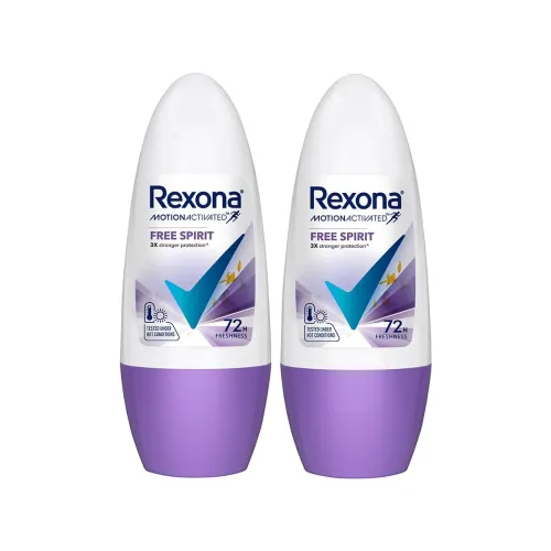 Image of Rexona Free Spirit Roll-On Deodorant 45ml (Pack of 2)