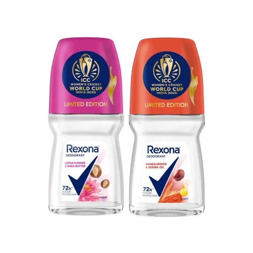 Image of Rexona Lotus Flower & Shea Butter Roll-On for Women 50 ML (Pack of 2)