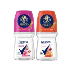 Rexona Lotus Flower & Shea Butter Roll-On for Women 50 ML (Pack of 2)