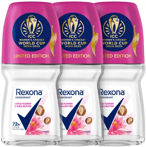 Image of Rexona Lotus Flower & Shea Butter Antiperspirant Roll-On 72H