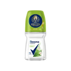 Rexona Matcha Tea & Vanilla Antiperspirant Roll-On | for Women | 12-HSA & Glycerin| 72H Odour Protection* | Limited Edition Pack - ICC Women’s Cricket World Cup India 2025 |50 ML