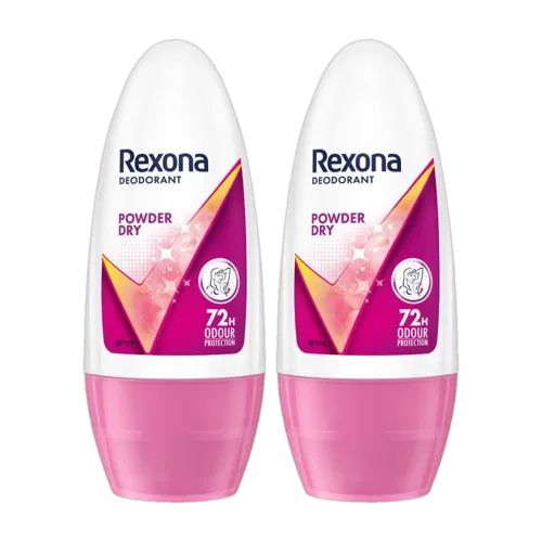Image of Rexona Powder Dry Underarm Roll On Deodorant Deodorant Roll-on - For Women (100 ml, Pack of 2)