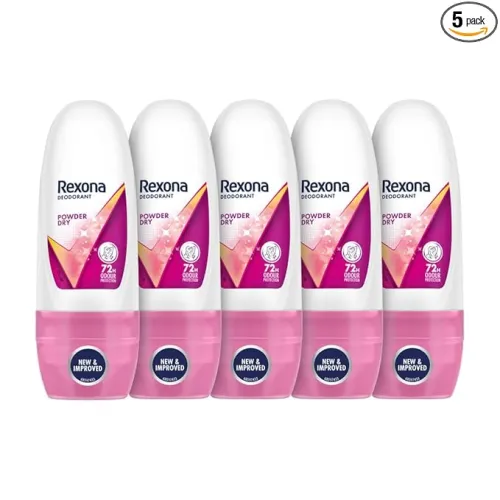 Image of Rexona Powder Dry Underarm Roll-On Deodorant for Women | 72 Hours Long-Lasting Odour Protection