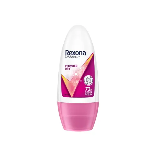 Image of Rexona Powder Dry Underarm Roll On Deodorant For Women, Antiperspirant, Removes Odour, Keeps Skin Fresh & Clean, Alcohol