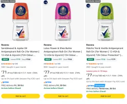 Rexona Roll on Starting @ ₹71