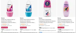 Rexona Roll on Starting at ₹57