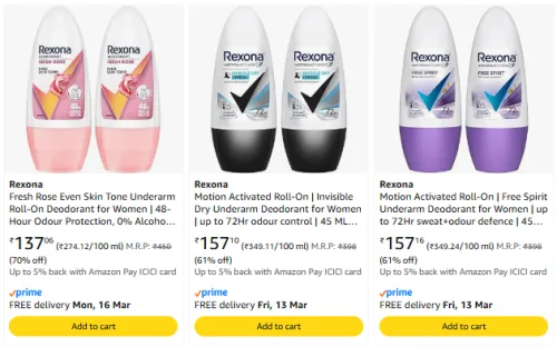 Image of Rexona Roll-On @ Up to 70% Discount