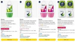 Rexona Roll on starting at ₹57