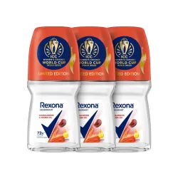 Rexona Sandalwood & Jojoba Oil Antiperspirant Roll-On 50 ML (Pack of 3)