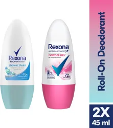 Rexona Shower Fresh/ Powder Dry Deodorant Roll-on - For Women