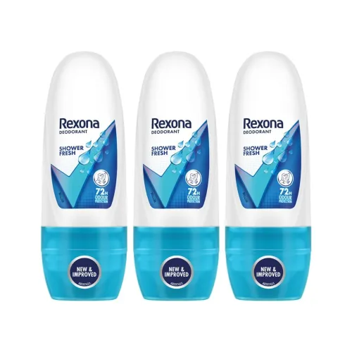 Image of Rexona Shower Fresh Underarm Roll-On 25ml*3