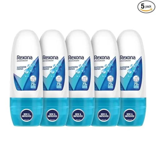 Image of Rexona Shower Fresh Underarm Roll-On Deodorant 25ml Pack of 5