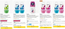 Rexona Underarm Roll On starting at ₹57