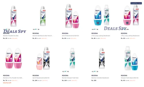 Image of REXONA Women Fresh Deo starting @ ₹22