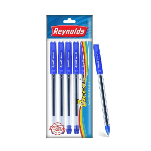 Image of Reynolds JIFFY 5 CT BLUE Lightweight Gel Pen