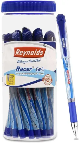 Image of Reynolds Racer Gel Pen (Pack of 20, Ink Color - Blue)