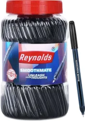 Reynolds Smoothmate Ball Pen (Pack of 50, Ink Color - Black)