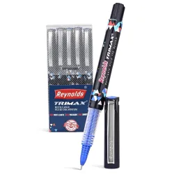 Reynolds TRIMAX RollerBall Pen SET - 5 PENS BLUE