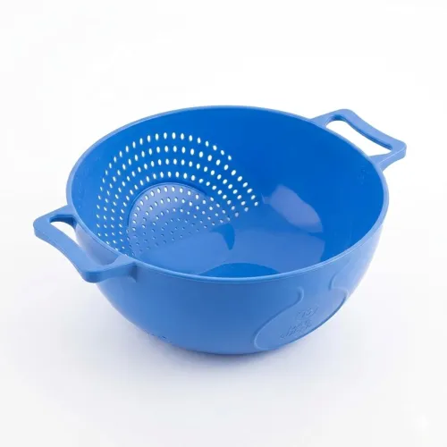 Image of Rice Washer Bowl Kitchen Rinse Bowl with Side Drain Holes