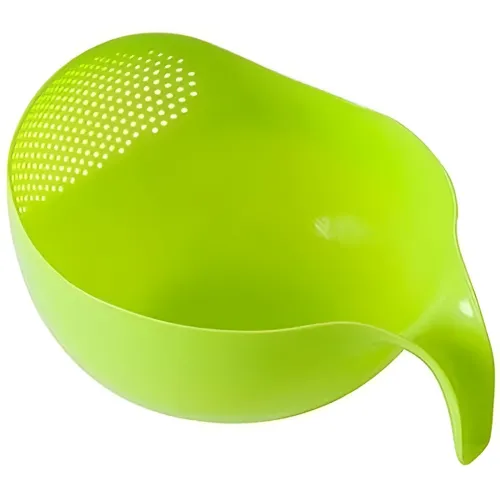 Image of Plastic Rice Washing Filter Strainer Basket Colander Sieve Fruit Vegetable Bowl Drainer Cleaning Tools Home Kitchen Kit 