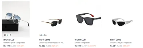 Image of RICE CLUB men's sunglasses up to 65% Discount
