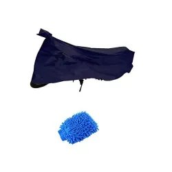 Riderscart 100% Waterproof, Dustproof & UV Protection Bike Cover Combo with Microfiber Glove and Storage Bag Body Covers
