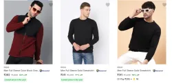 Rigo Mens Sweatshirts upto 84% Discount