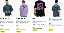 Rigo Mens T-shirts at minimum 75% Discount