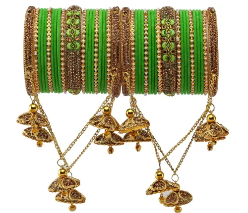 Image of Rijoli Metal Zircon Bangle Set