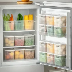 RILION Fridge Storage Boxes (Pack of 6)