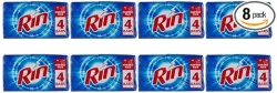RIN Detergent Bar - 250 g (Pack of 8)