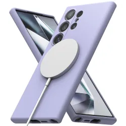 Ringke Silicone Magnetic Compatible with Samsung Galaxy S24 Ultra Case Cover