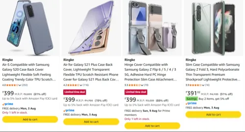 Image of Ringle Mobile case Cover upto 91% discount 